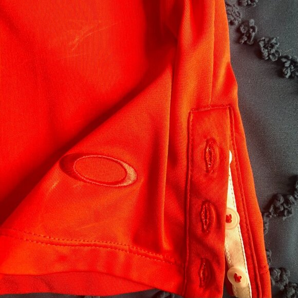 Oakley Polo Shirt, Red, Size L - Picture 5 of 8